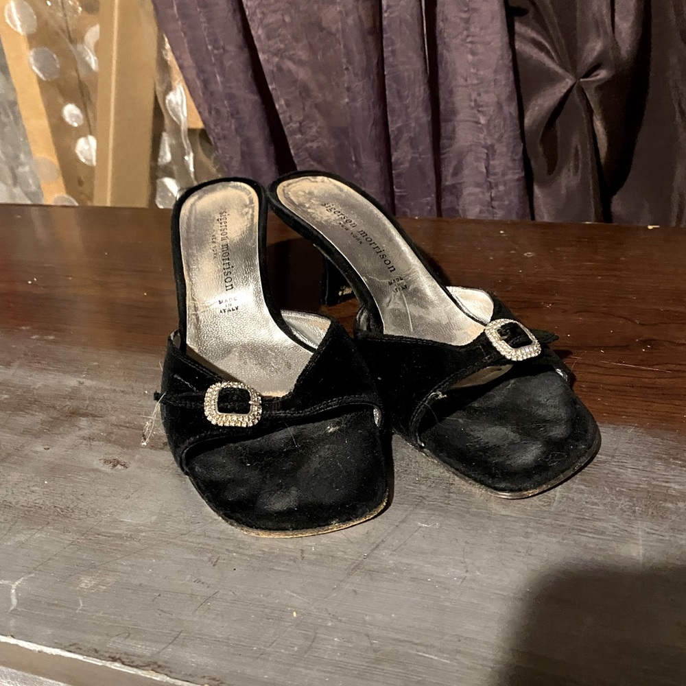 Sigerson Morrison black mini heels